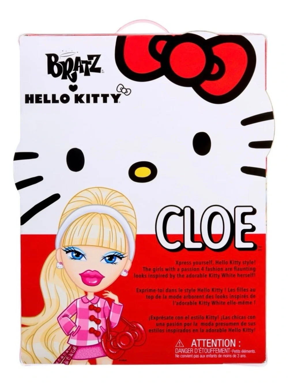 Hello Kitty Bratz Cloe Doll – Pink, Red, Blonde